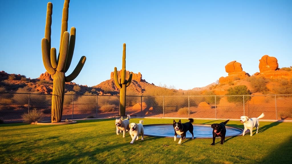 Dog Park at Tompkins Park dog park in Sierra Vista, AZ