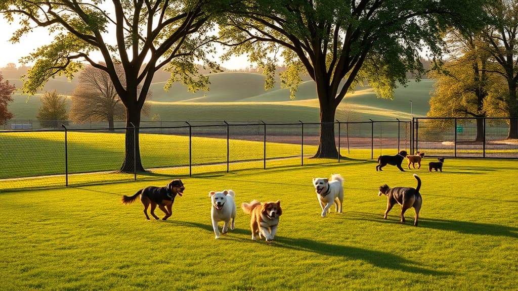Dog Park at Ray Mellert Park dog park in Medina, OH