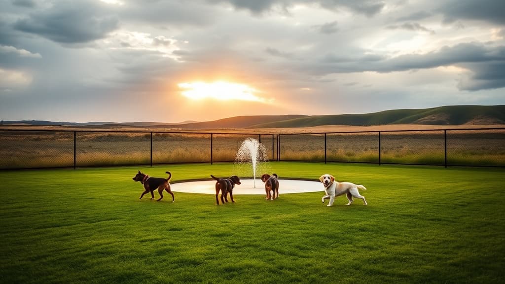 Moccasin Creek Recreation Area dog park in Aberdeen, SD