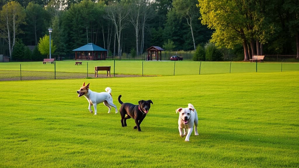 Hugh Moore Bark Park dog park in Easton, PA