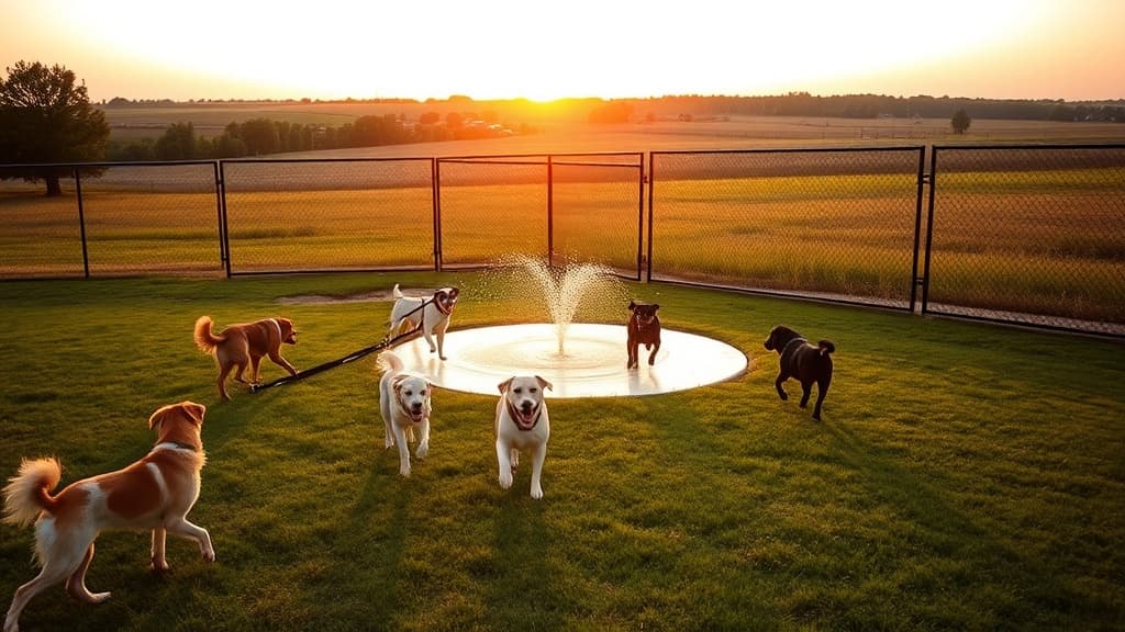 Vectren Bark Park dog park in Terre Haute, IN
