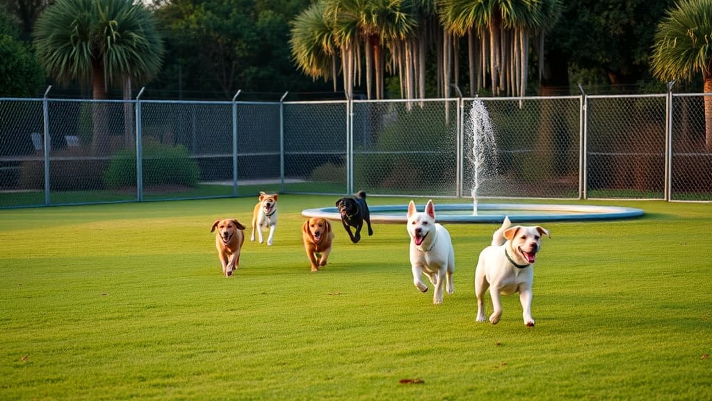 Dog Park at Lafreniere Park dog park in Metairie, LA