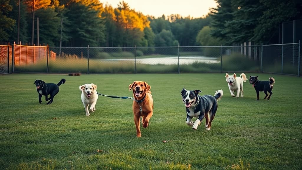 Dog Park at Jaycee Park dog park in Allegan, MI