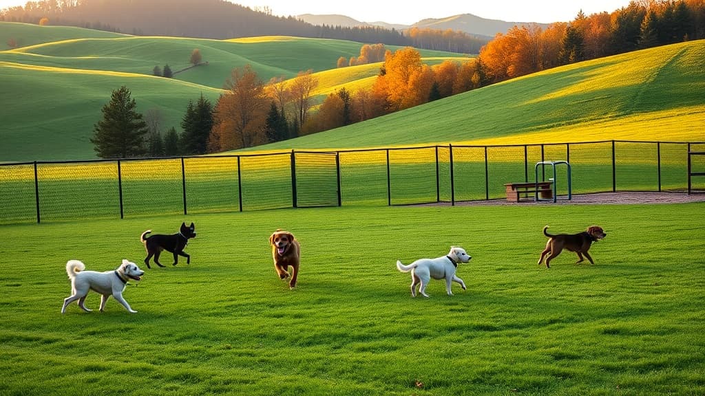 Love's Travel Stop dog park in Hillsboro, TN