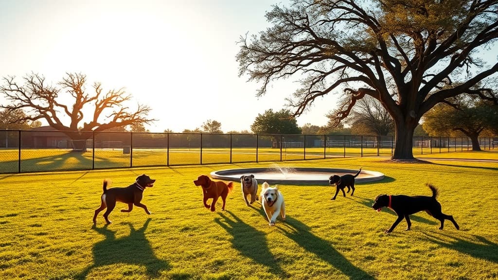 Vishal Bhagat Dog Park at Water's Edge Park dog park in Corpus Christi, TX