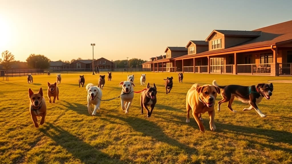 Villas of Lake Highlands dog park in Dallas, TX