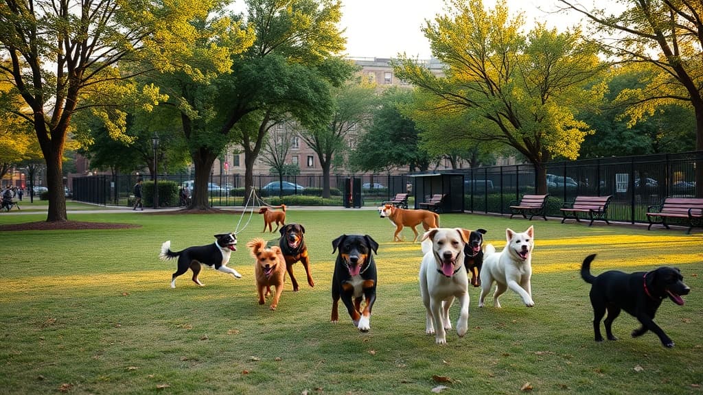 Dog Park dog park in Hoboken, NJ