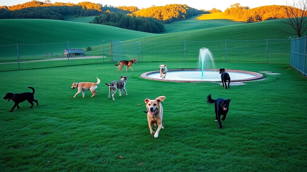 Emily’s Bark Park at Valentine Park dog park in Munford, TN