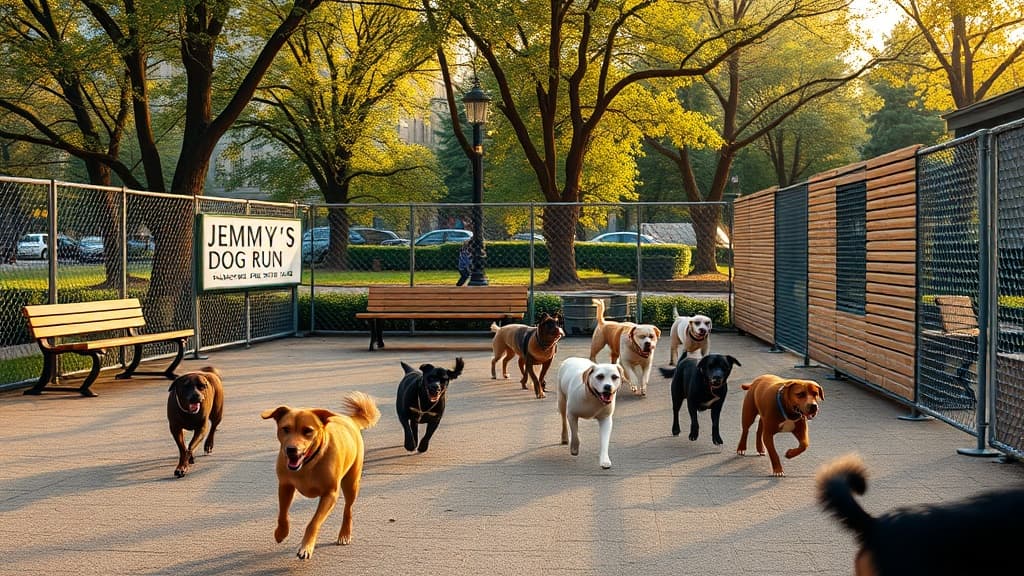 Jemmy's Dog Run at Madison Square Park