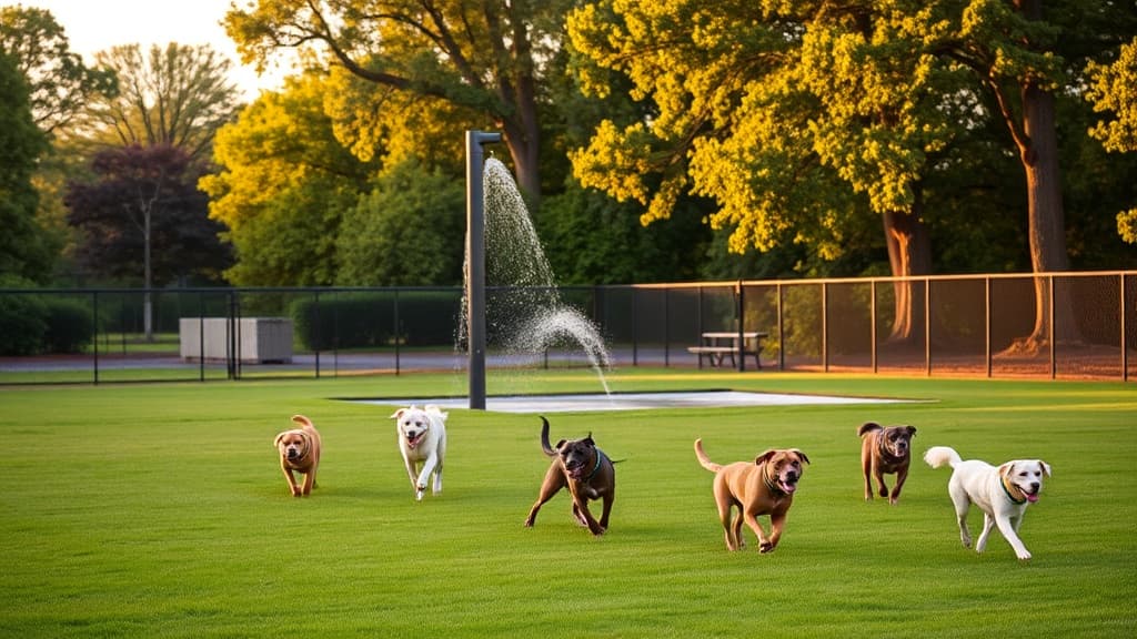 West Windsor Community Park Dog Park dog park in West Windsor Township, NJ