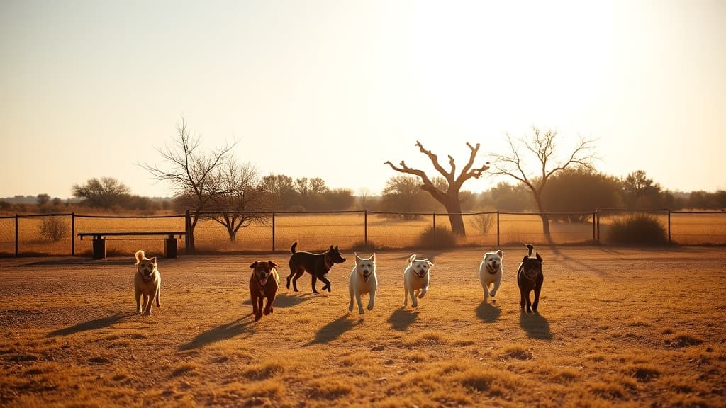 Las Campanas Dog Park dog park in Las Campanas, NM