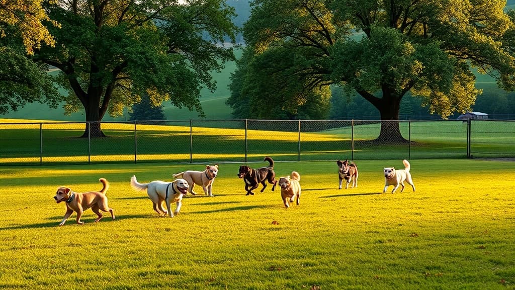 Dog Park at Roadside Park dog park in Piqua, OH