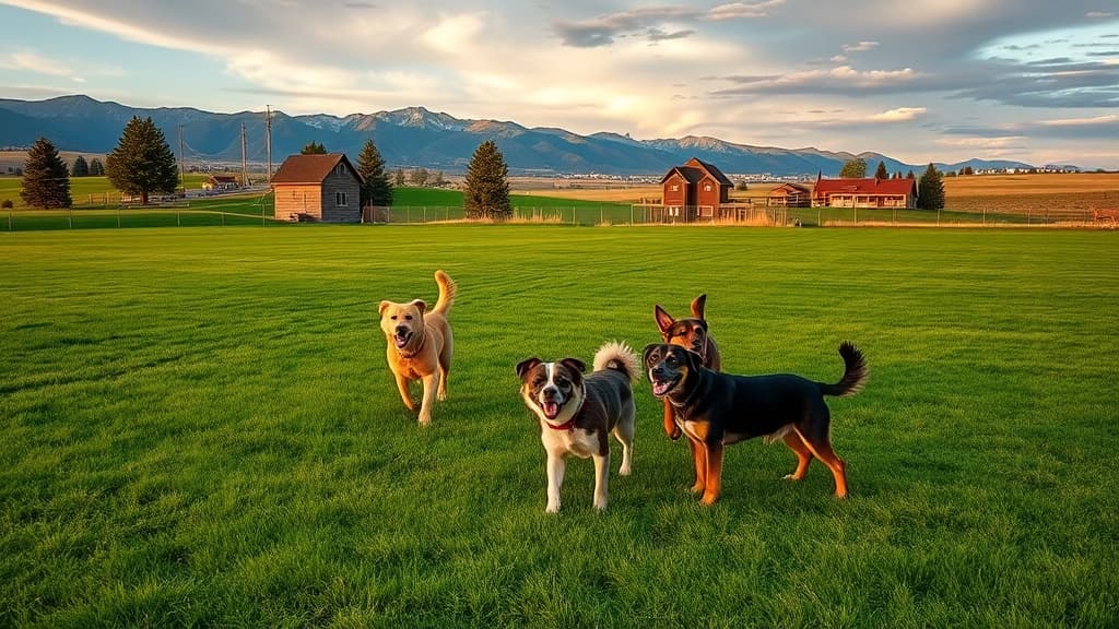Undammed Distilling Co. dog park in Billings, MT