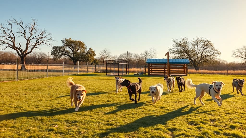 Bark Park and Run dog park in Austin, TX