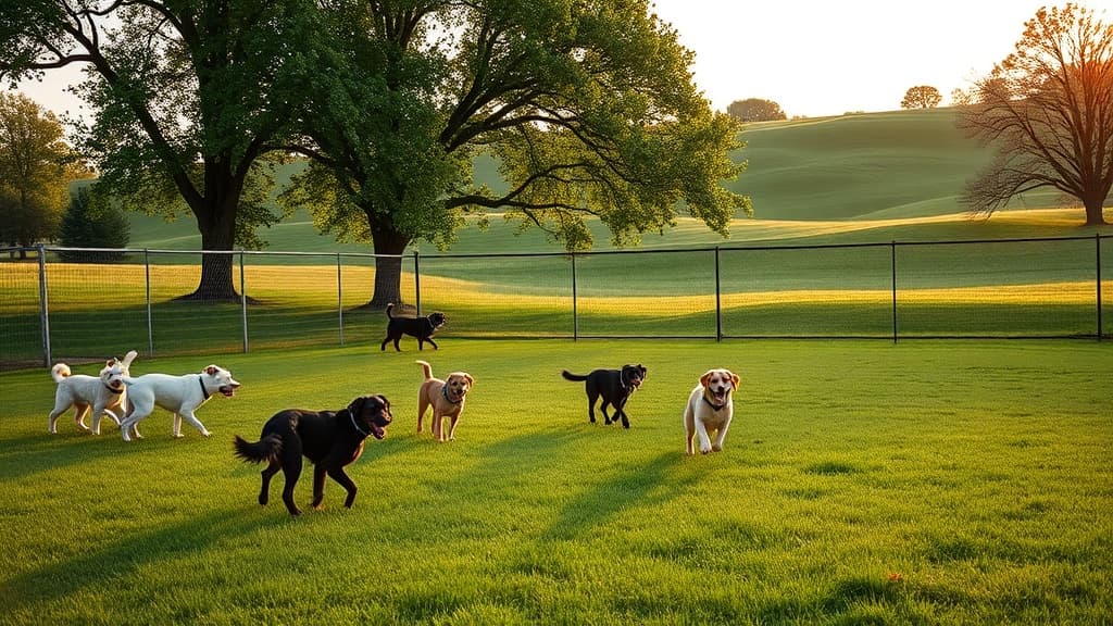 Fur-Ever Friends Dog Park at Grand Lake State Park dog park in St. Marys, OH
