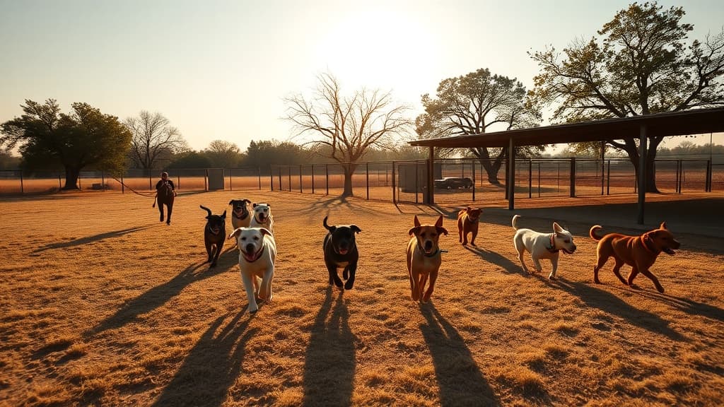 Longhorn Cove Dog Park dog park in Denton, TX