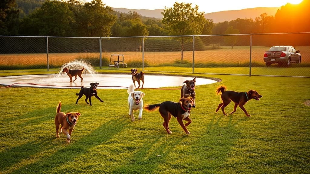 Mills River Dog Park dog park in Mills River, NC