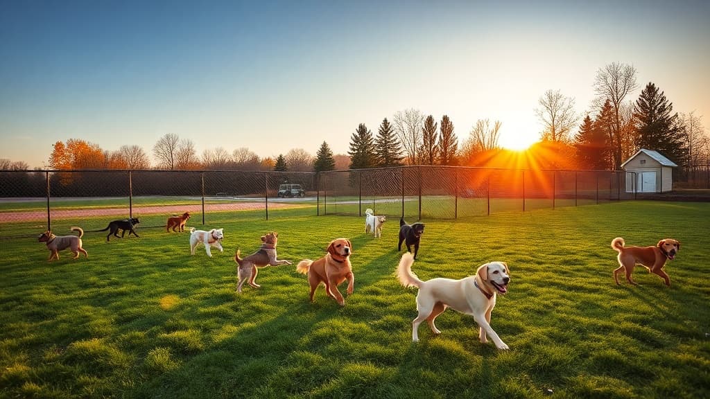 Dog Park at Bald Eagle-Otter Lakes Regional Park dog park in White Bear Lake, MN