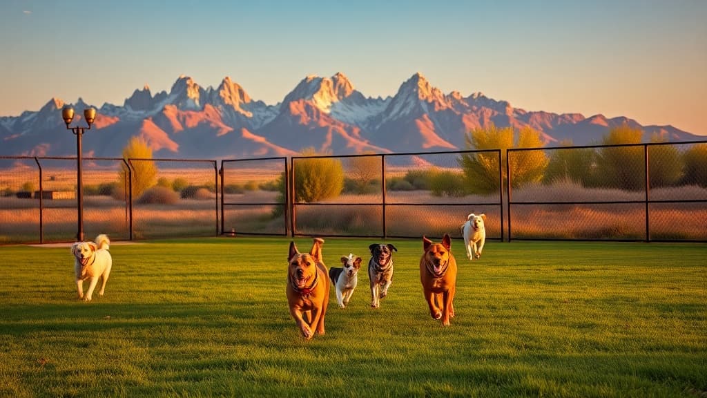 Love's Travel Stop dog park in Green River, WY