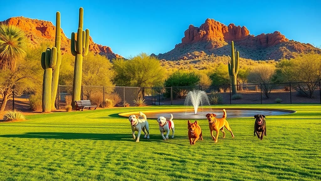 Eastmark Great Park Off-Leash Area dog park in Mesa, AZ