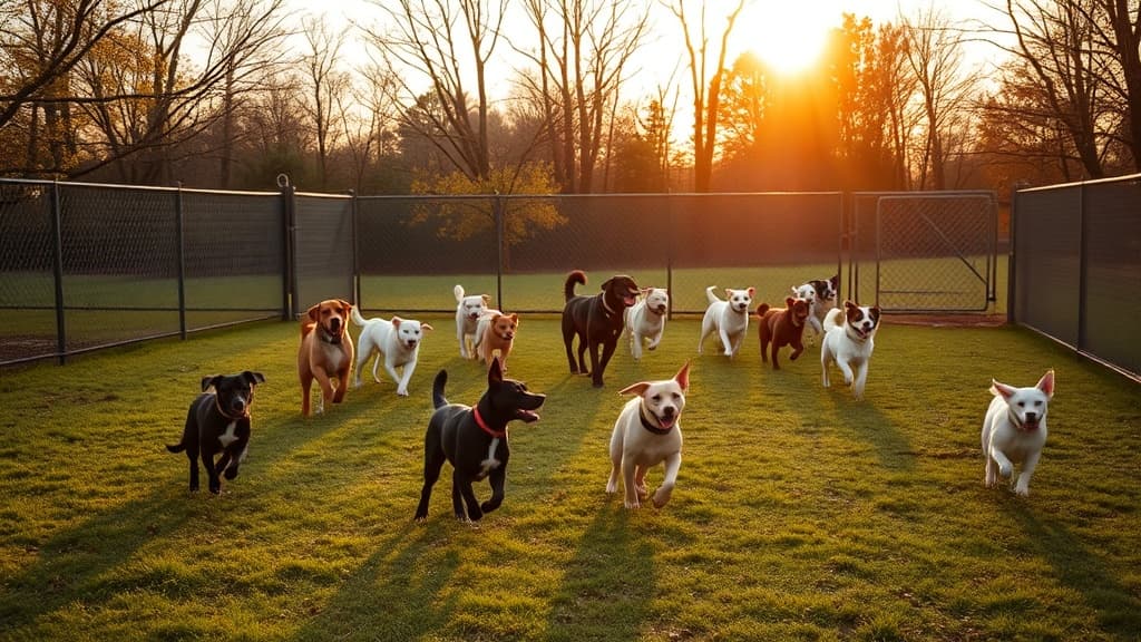 Dog Park at Furnas Park dog park in Massillon, OH