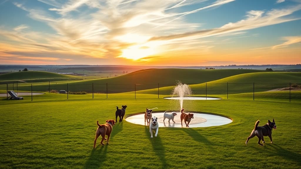 Duane Ockenfels Memorial Dog Park dog park in Monticello, IA