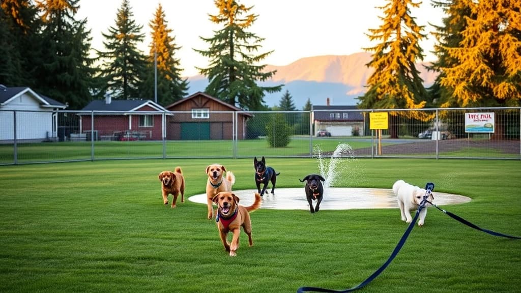 Chetzemoka Dog Park dog park in Port Townsend village, WA