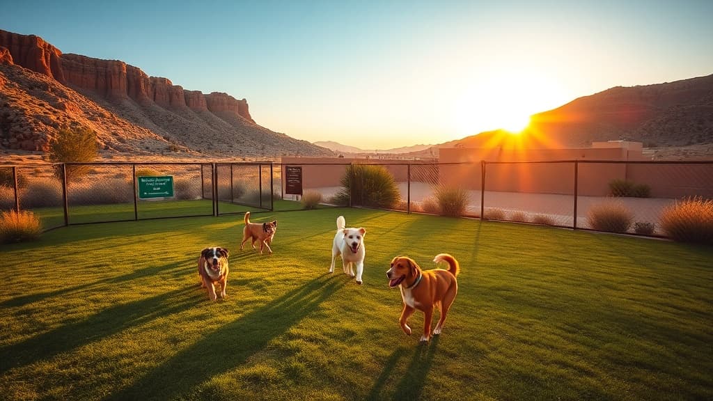 Dog Park at Roosevelt Park dog park in Albuquerque, NM