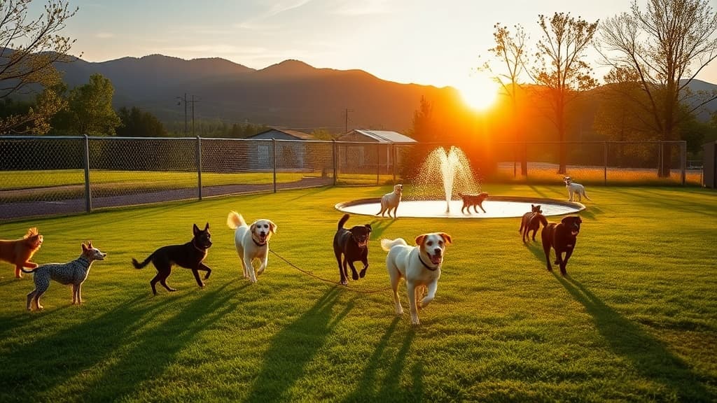 Dog Park at Southern Community Park dog park in Chapel Hill, NC