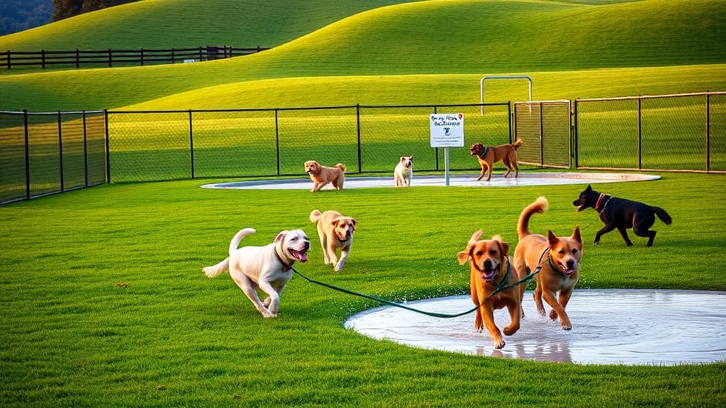 Love's Travel Stop Newport dog park in Newport, TN