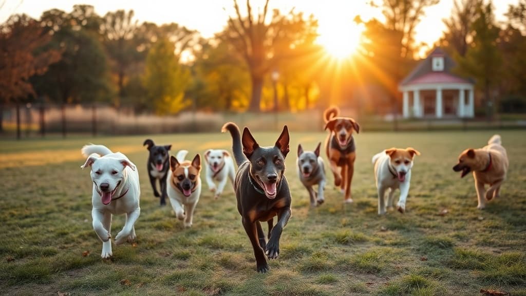 Dog Park at Santa Fe Park dog park in Independence, MO