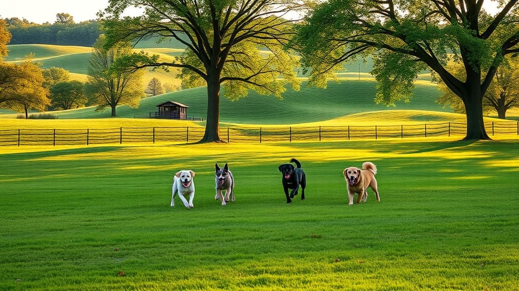 Barking Lot Dog Park at The Winery at Spring Hill