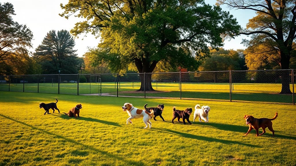 Dog Park at Sgt. Anthony Park dog park in Jersey City Joint Penton Pavillion, NJ