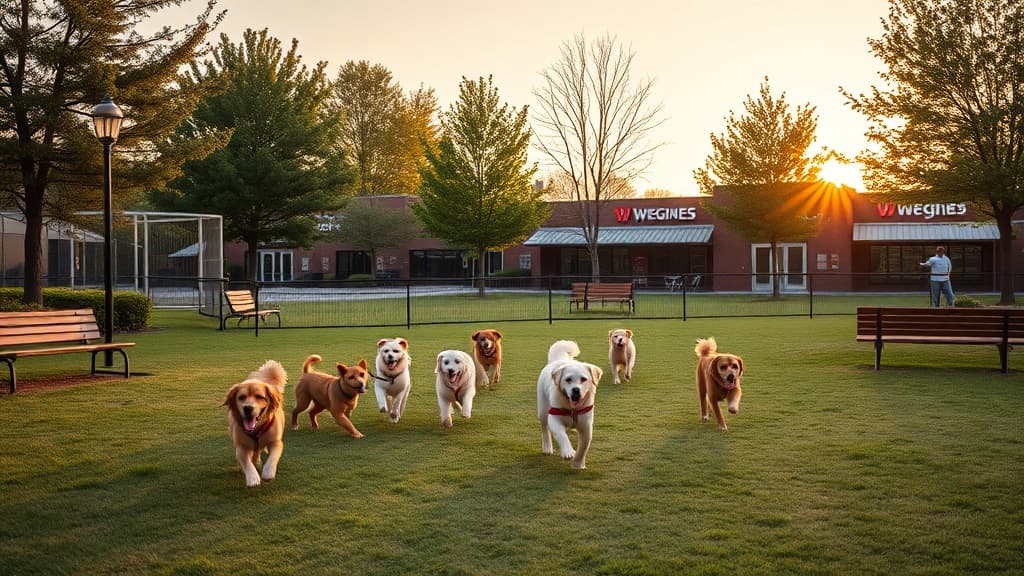 Wegmans Good Dog Park dog park in Town of Salina, NY