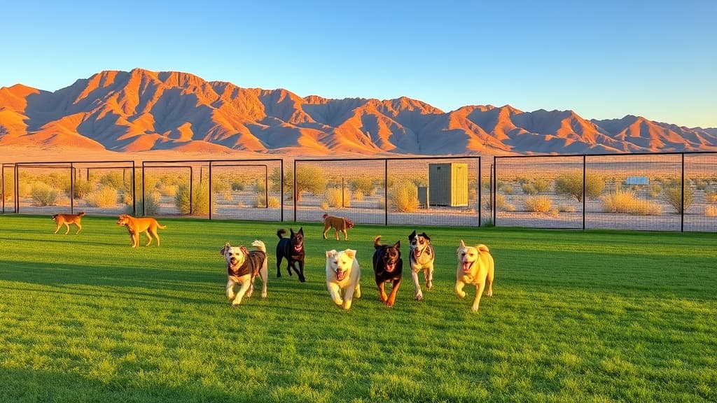 Moapa Paiute Travel Plaza dog park in Moapa Lake, NV