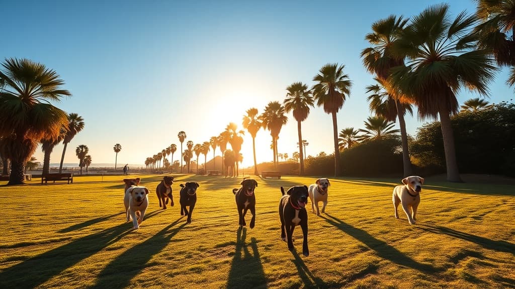 Clam Beach County Park dog park in McKinleyville, CA
