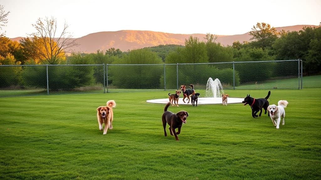 Dog Park at Yadkin Memorial Park dog park in Yadkinville, NC