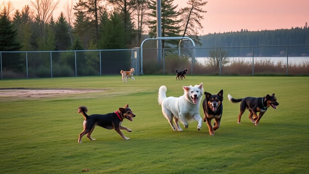 Caledonia Community Green Dog Park dog park in Caledonia, MI