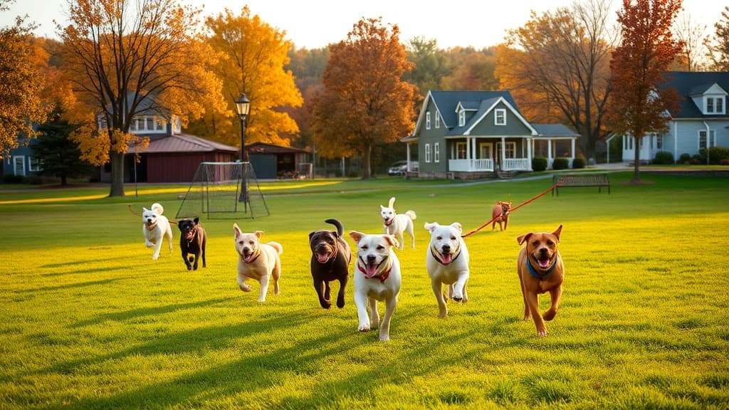 Youngs Pond Dog Run dog park in Branford, CT
