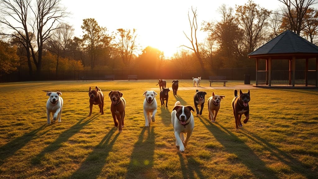 Dog Park at McCluskey Park dog park in Dennison, OH