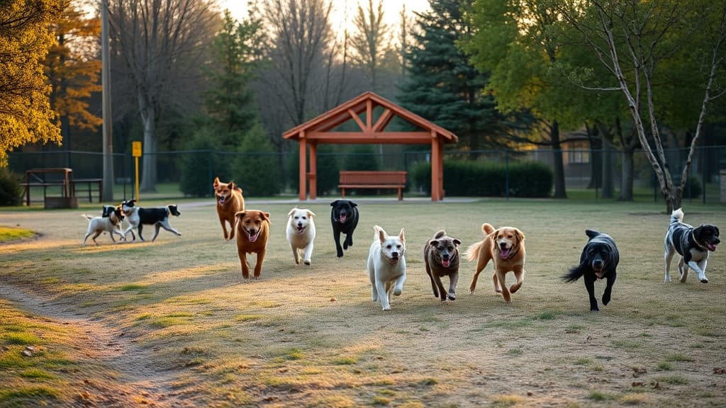 The Harrison Dog Park dog park in Harrisonburg, VA