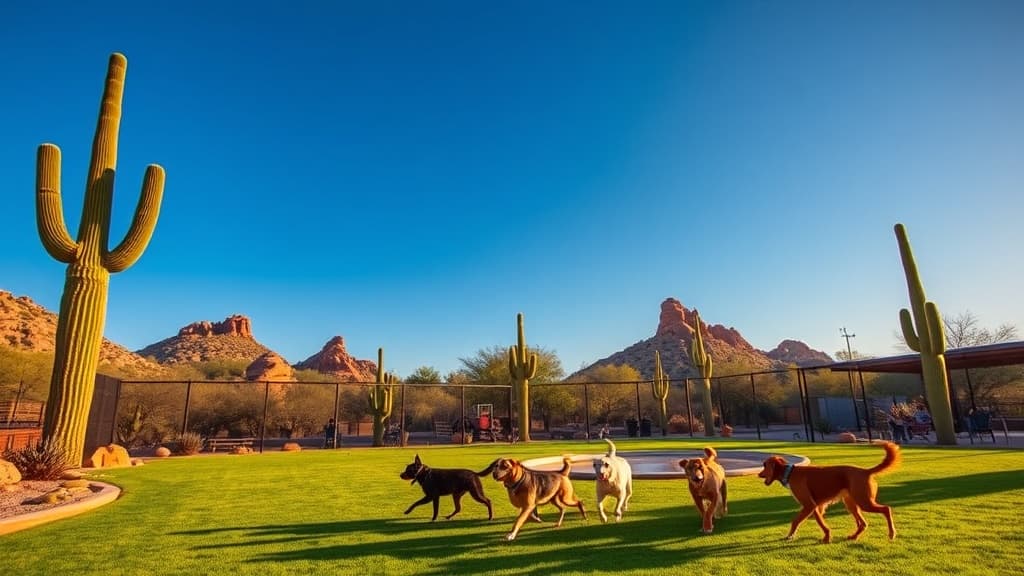 Ivan's Spot dog park in Tucson, AZ