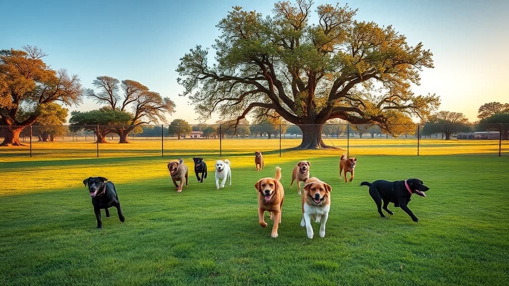 Rosie's City Dog Park dog park in Floresville, TX