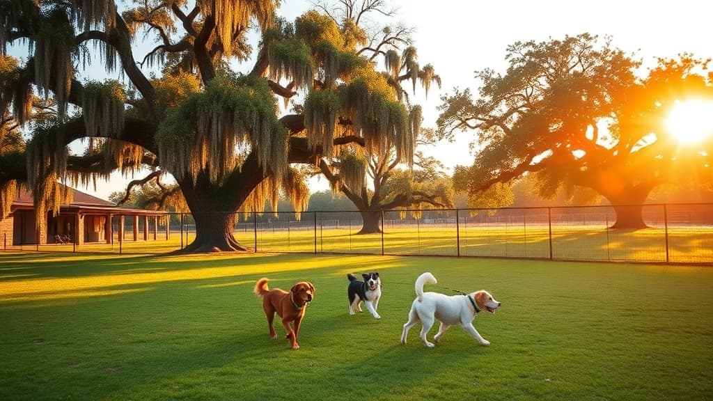 Love's Travel Stop dog park in Macon, GA