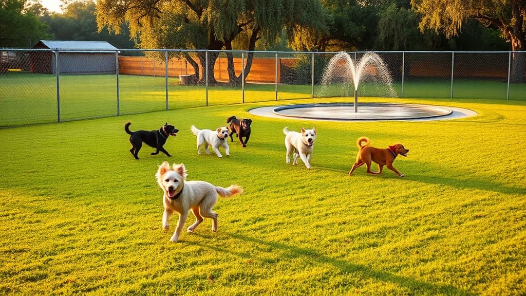 Dog Park at Greenwood Community Park dog park in Baker, LA