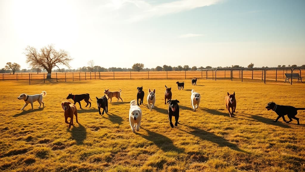 Large Dog Park dog park in Springdale, AR