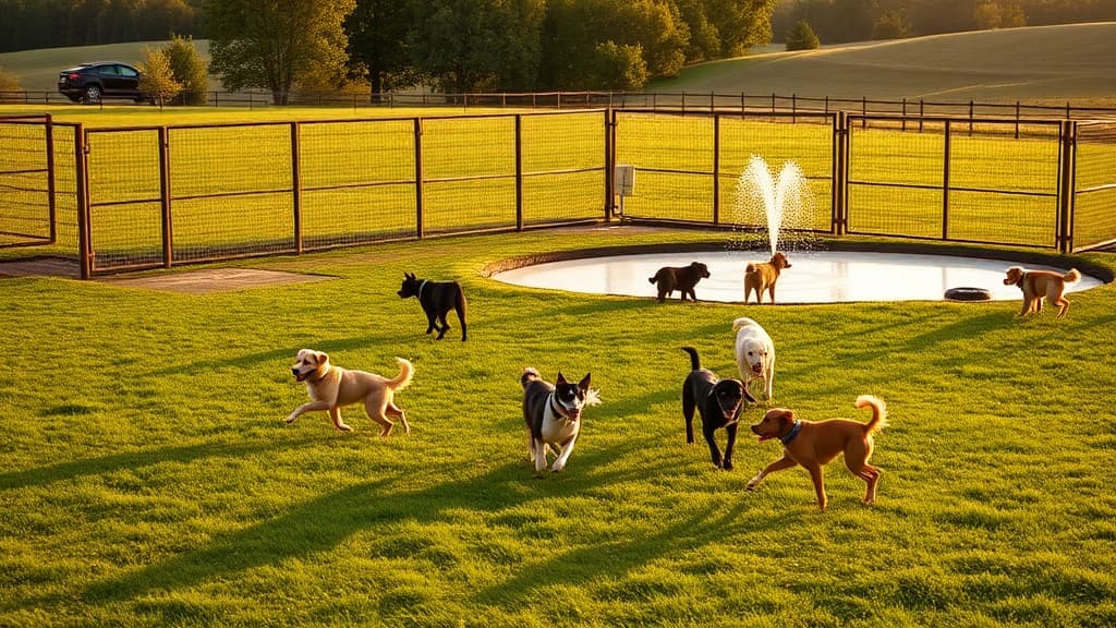 Sprocket Dog Park dog park in Goshen, IN