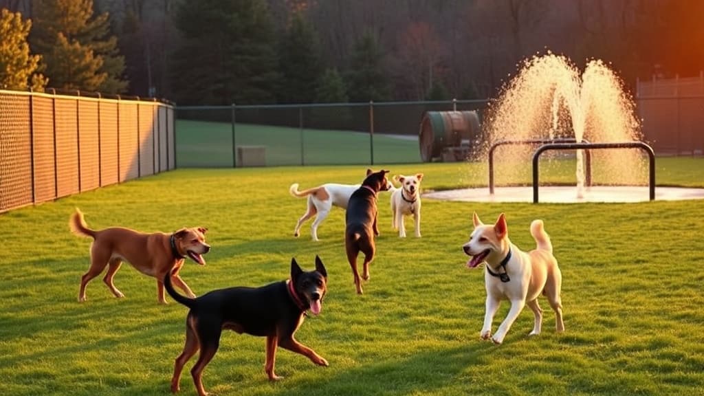 Dog Park at Kent Park dog park in Drexel Hill, PA