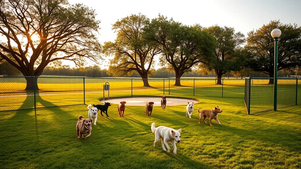 Oldfield Oaks Dog Park dog park in Darien, IL
