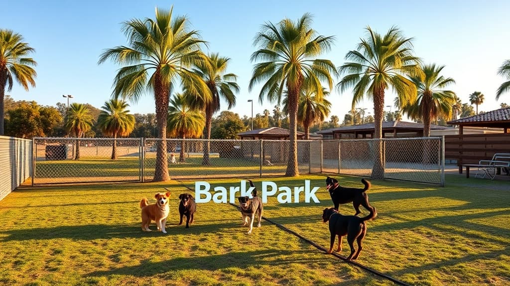 Bark Park dog park in Colma, CA
